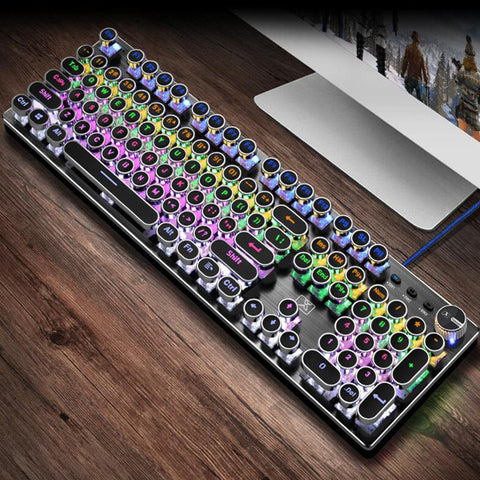 Mechanical Gaming Keyboard Luminous LED Backlit Wired