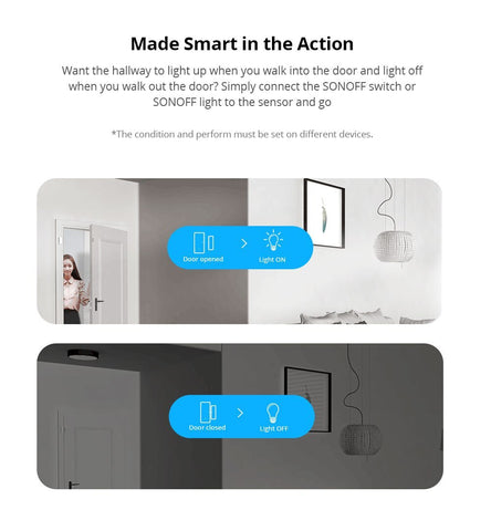 Wireless Wifi Door And Window Sensor
