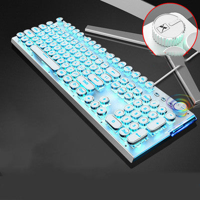 Mechanical Gaming Keyboard Luminous LED Backlit Wired