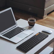Folding Keyboards With Numeric Keypad Bluetooth Wireless